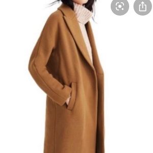 Madewell Atlas Cocoon Camel Coat